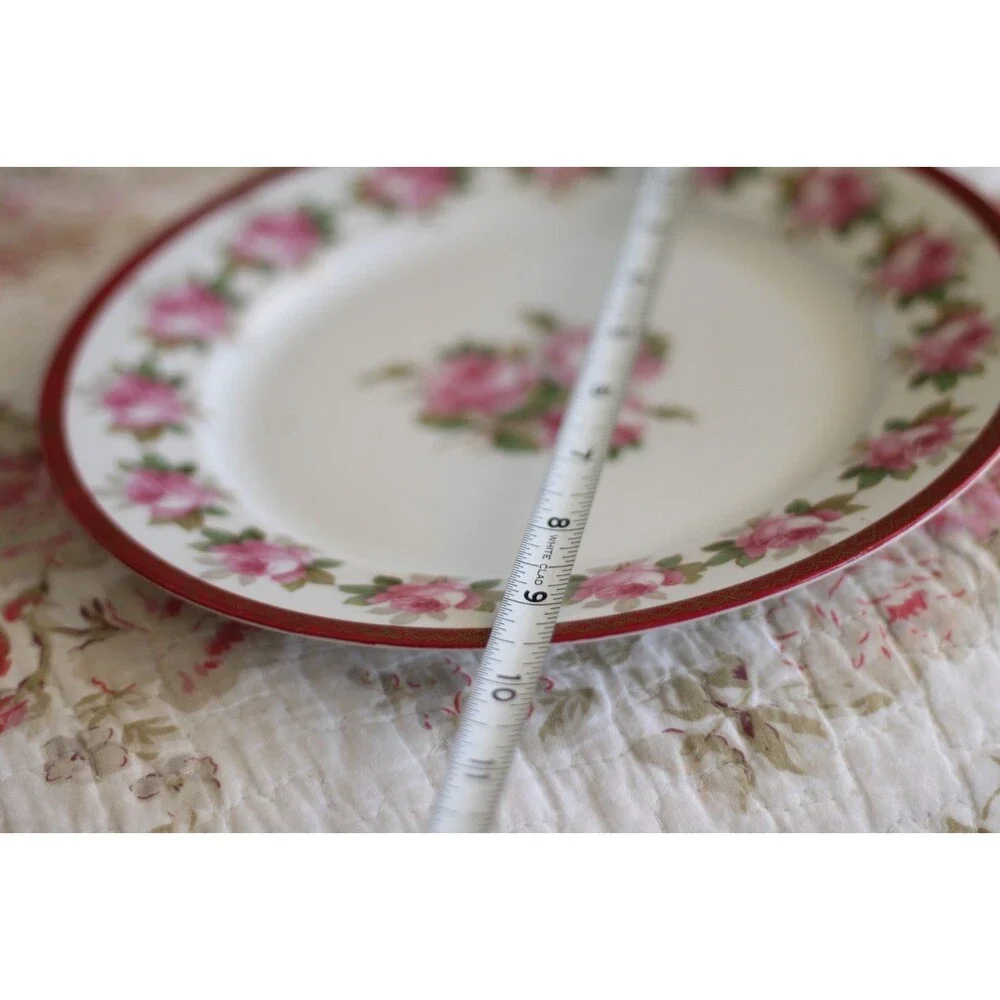 MZ Austria Plate Pink Roses